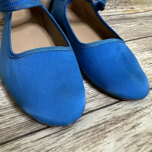 Caron Callahan Ellie Mary Jane Blue shoes 37.5 - Picture 4 of 9
